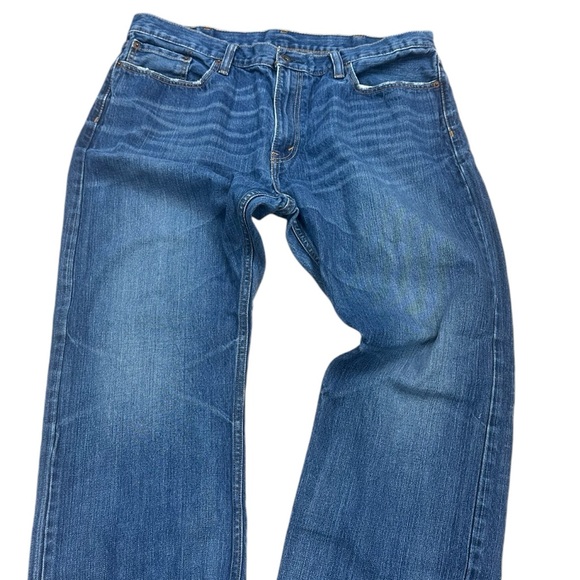 Levi's 514 Jeans Mens Size 38 X 32 Blue Straight Leg Fit Medium Wash Denim - Picture 3 of 14